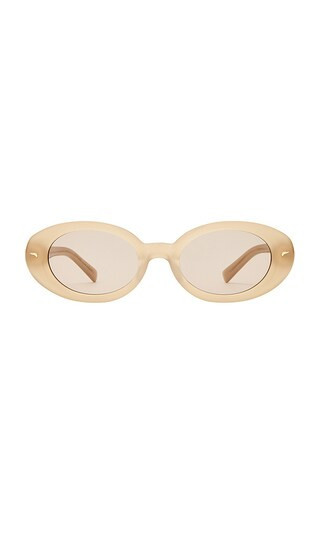 Luv Lou The Audrey Sunglasses in Cream. | Revolve Clothing (Global)
