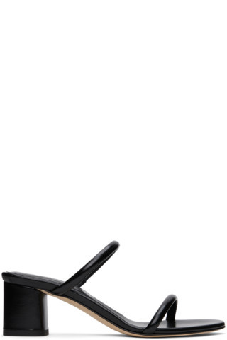 Black Anni Heeled Sandals | SSENSE