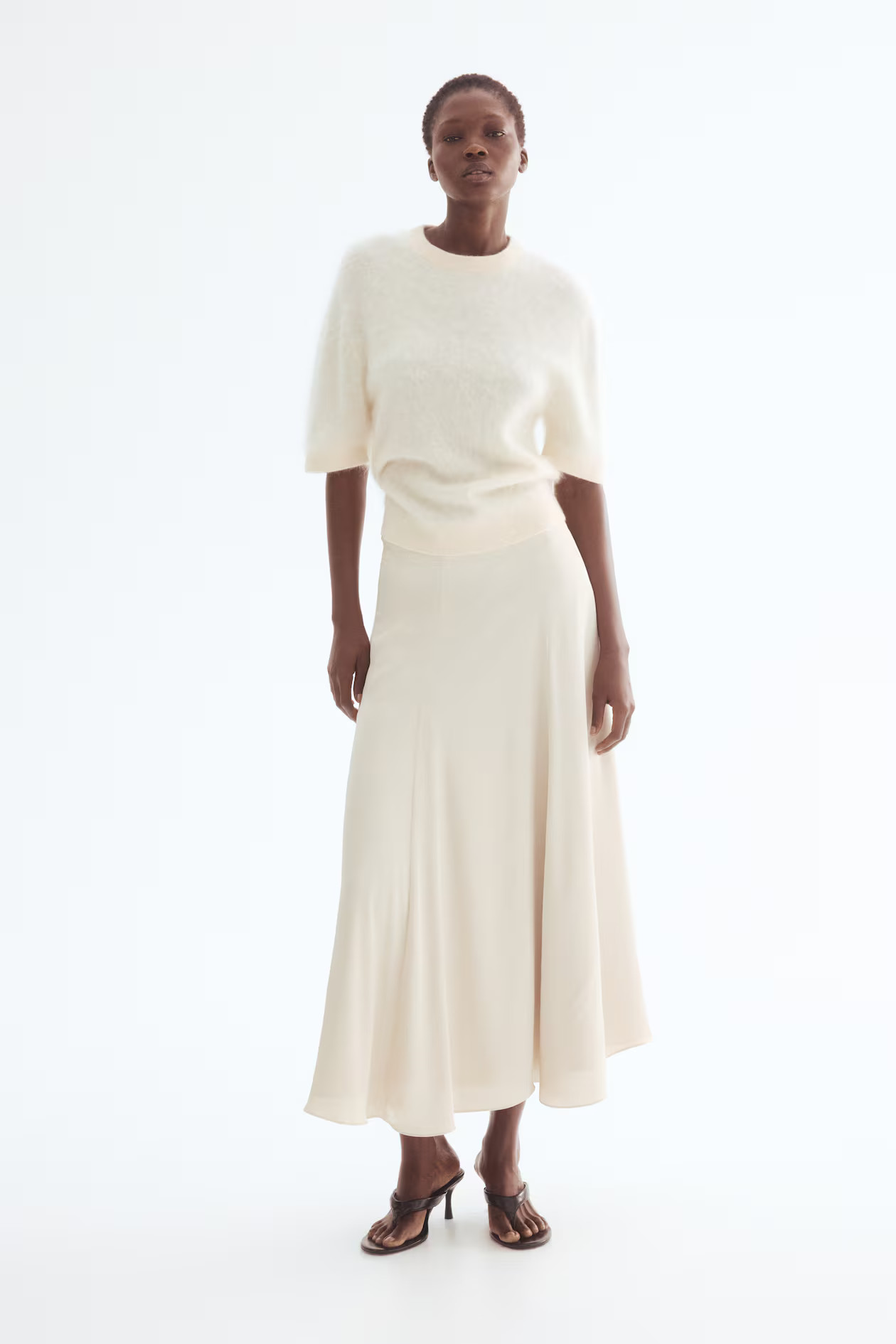 A-Line Satin Skirt | H&M (US + CA)