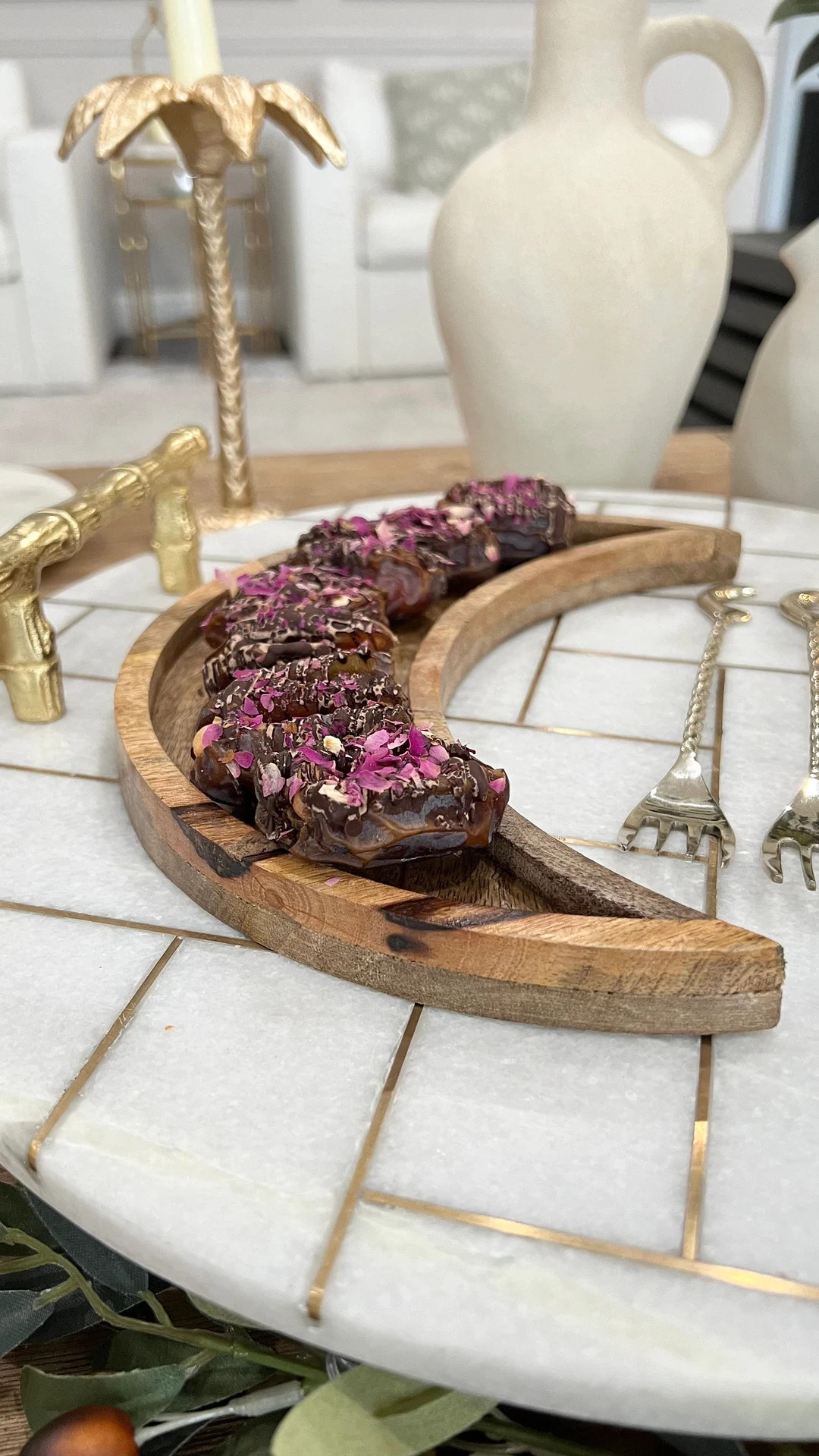 Crescent Moon Wood Plate - Etsy | Etsy (US)