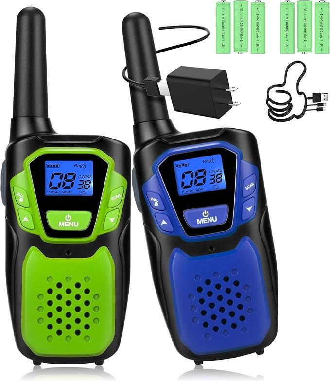 Walkie Talkies for Adult, Rechargeable Long Range Walky Talky Handheld Two Way Radio with NOAA We... | Amazon (US)