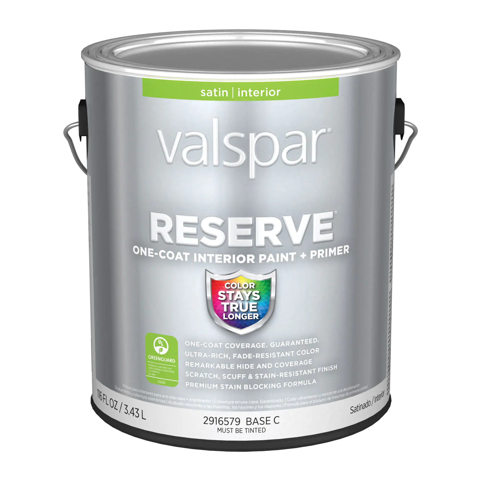 Valspar  Reserve Satin Base Tintable Latex Interior Paint + Primer (1-Gallon) | Lowe's