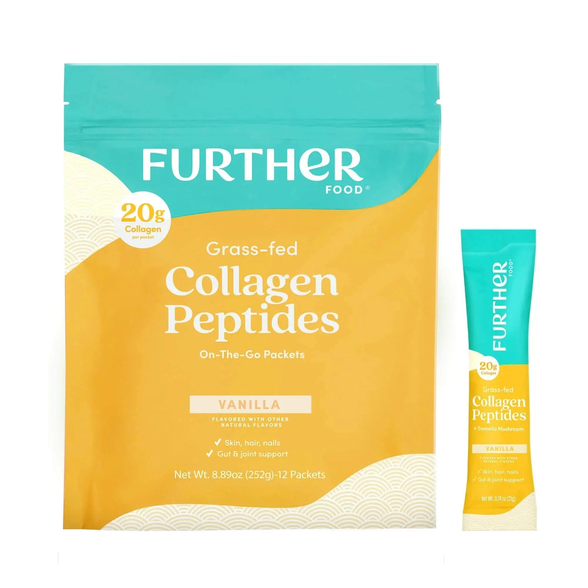 Vanilla Collagen Stick Packets | Further Food
