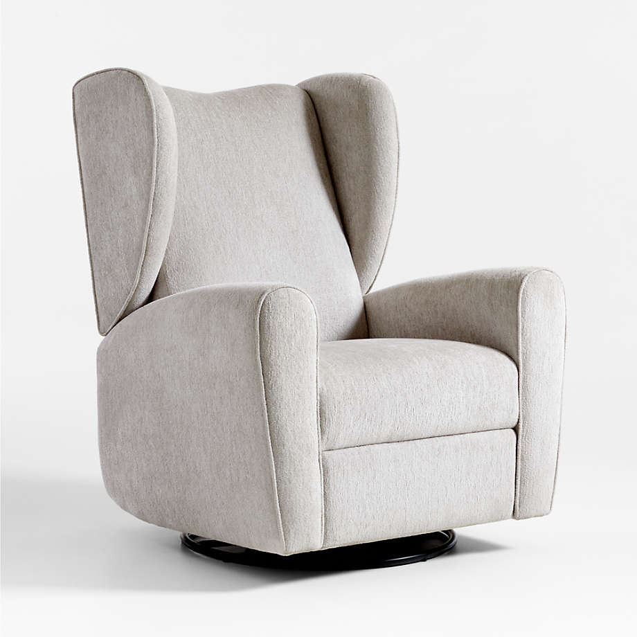 Seesaw Dove Nursery Power Recliner Chair | Crate & Barrel