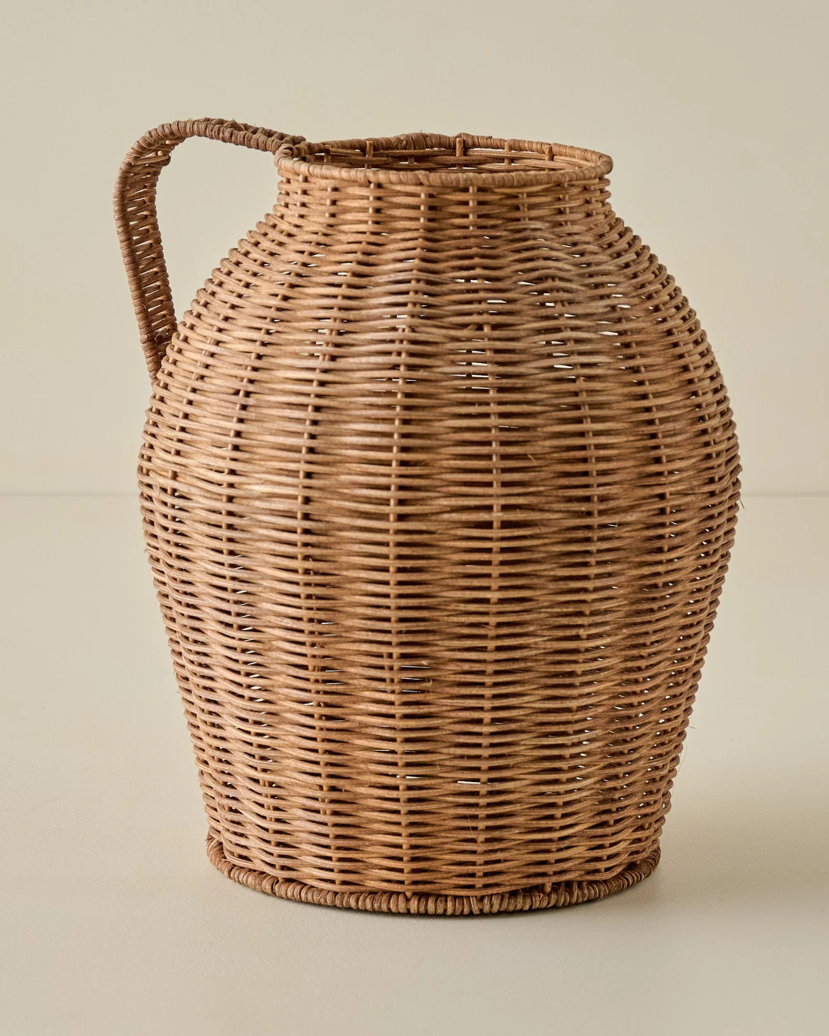 Blake Woven Rattan Jug Vase | Magnolia