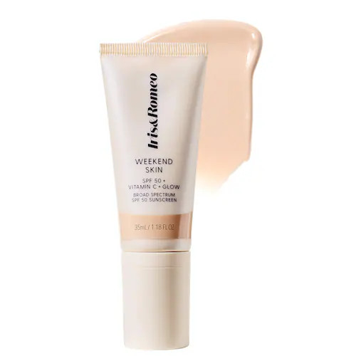 Weekend Skin SPF 50 Instant Glow Tinted Mineral Sunscreen with Vitamin C + Niacinamide | Sephora (US)