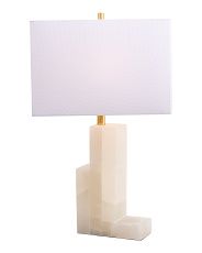 27.75in Cora Alabaster Table Lamp | Marshalls