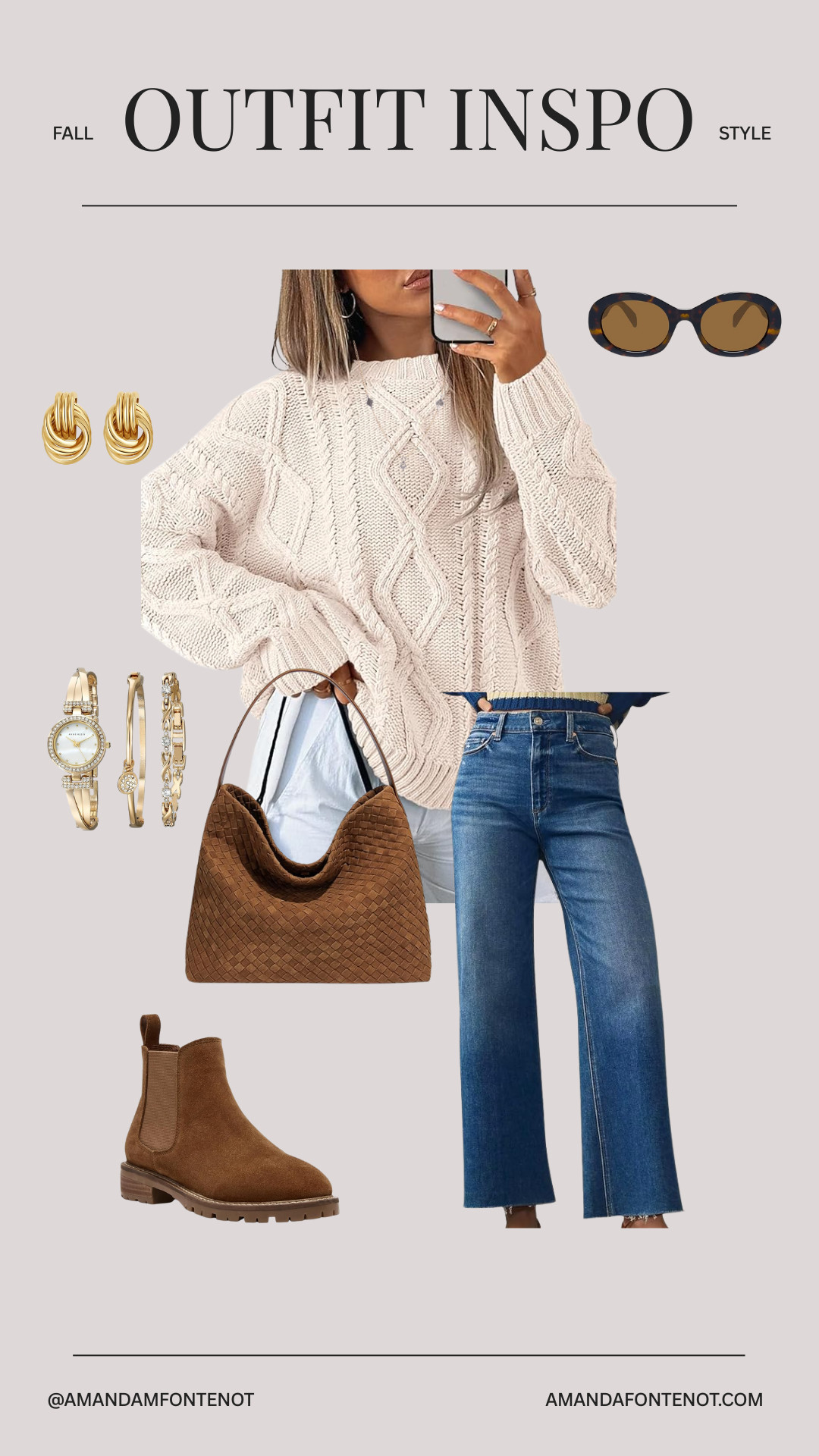 Fall outfit
Sweater
Jeans
Amazon Fashion
Gold watch set
Sunglasses

 

 #LTKootd #LTKmomlife