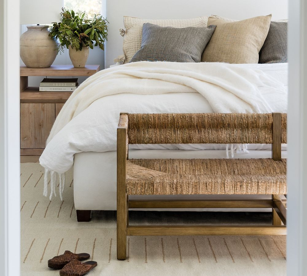 Malibu Woven Bench (64")