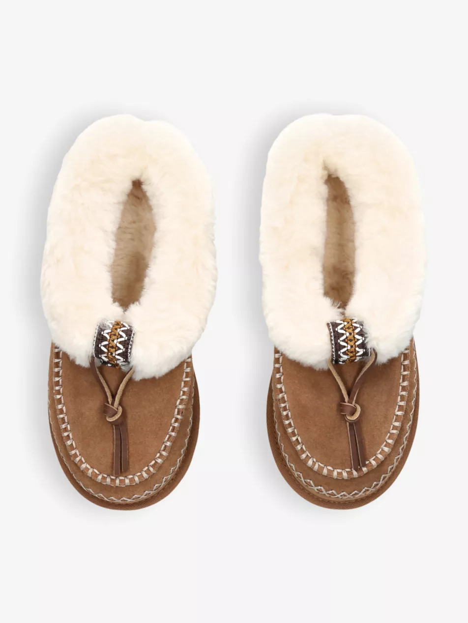 Tasman Alpine contrast-stitch suede ankle boots | Selfridges