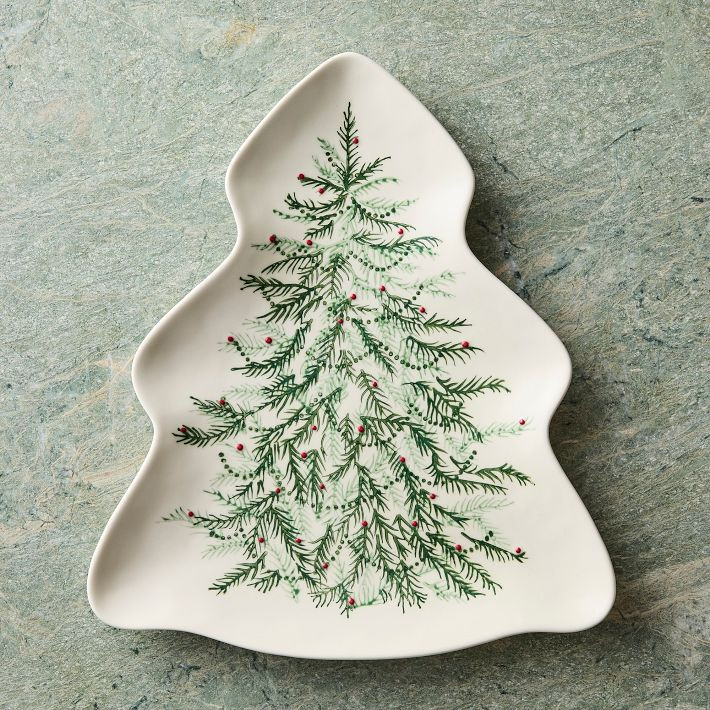 Tannenbaum Stoneware Serving Platter | West Elm (US)