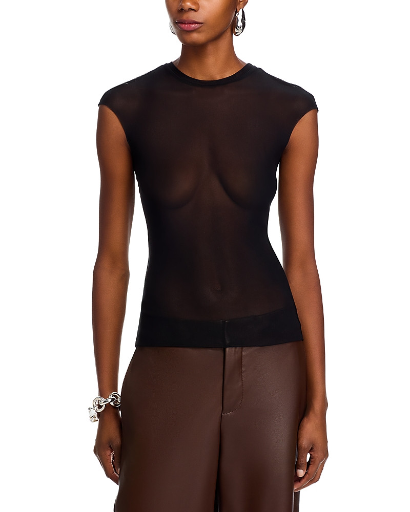 Afrm Nina Mesh Tee | Bloomingdale's (US)