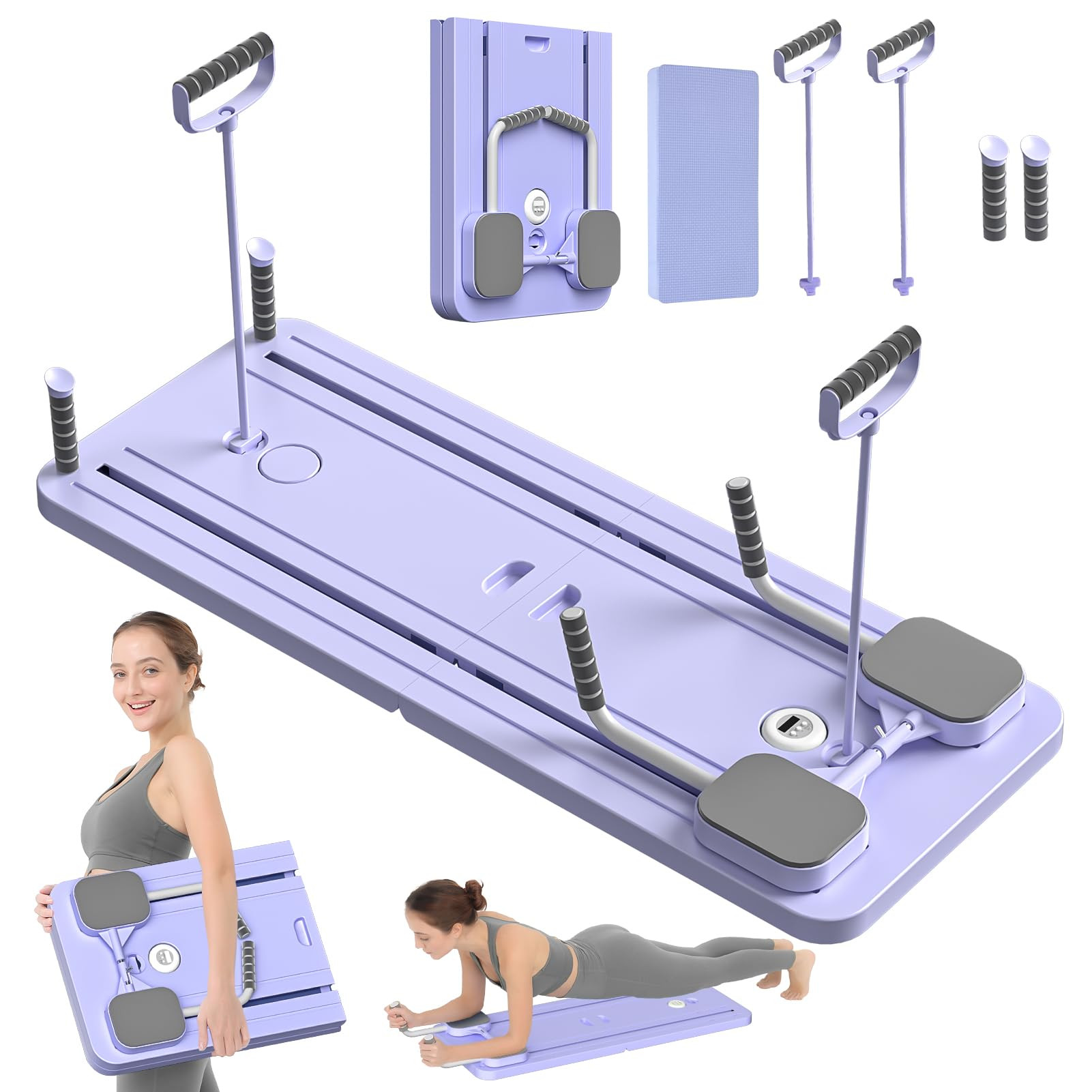 JANUA Pilates Board - Pilates Reformer Set, Multi-Purpose Foldable Pilates Reformer Board for Hom... | Amazon (US)