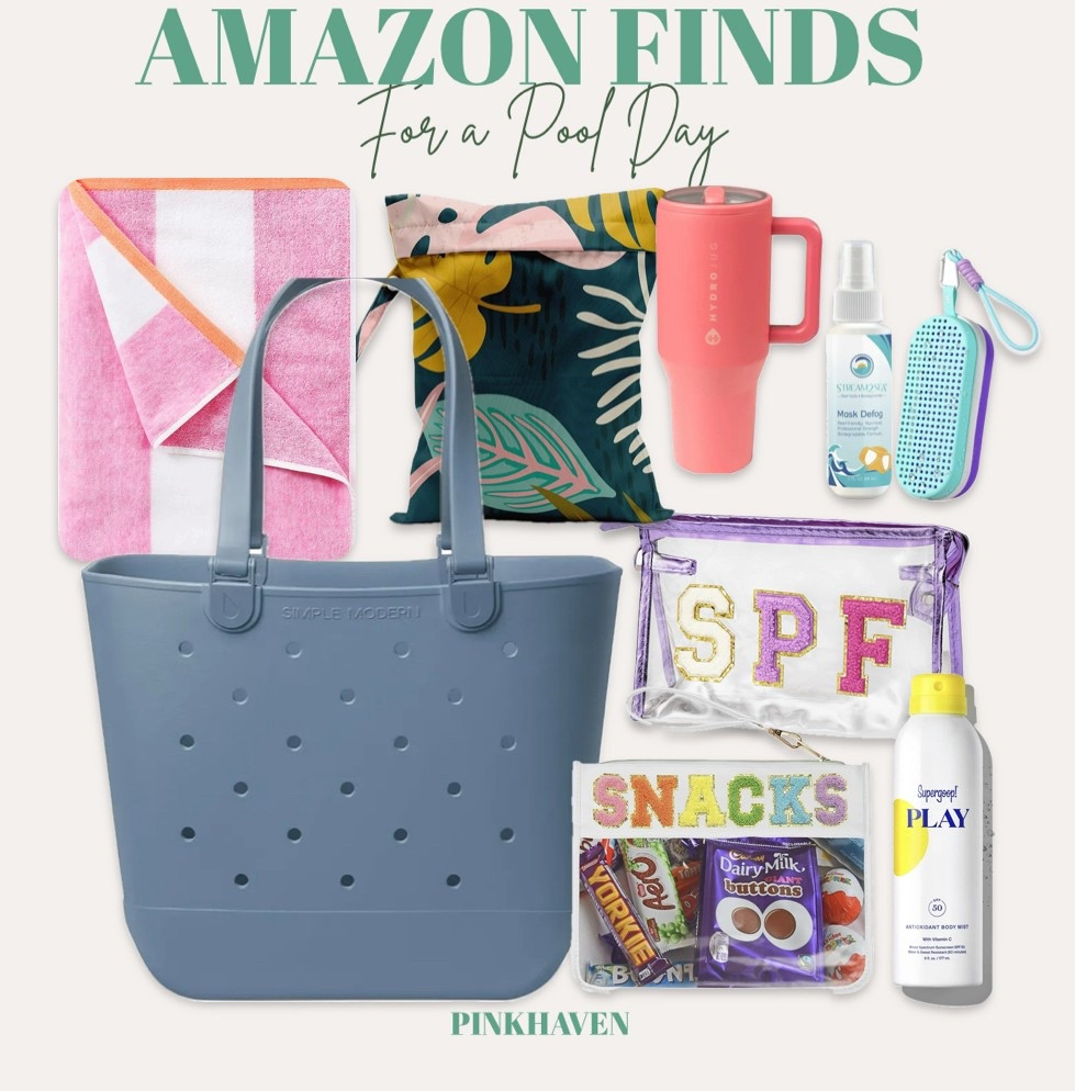Pool day necessities from Amazon! + on sale too! 

#boggbagdupe #bag #poolbag #towel #poolfinds #amazonfinds

#LTKItBag #LTKSummerEdit #LTKSaleAlert