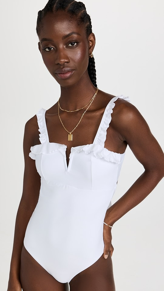 Ruffle One Piece Swimsuit | Shopbop