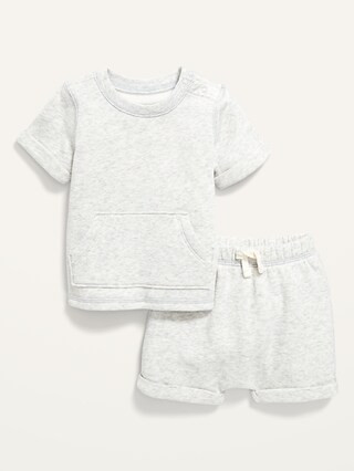 Unisex Short-Sleeve Top and Shorts Set for Baby | Old Navy (US)