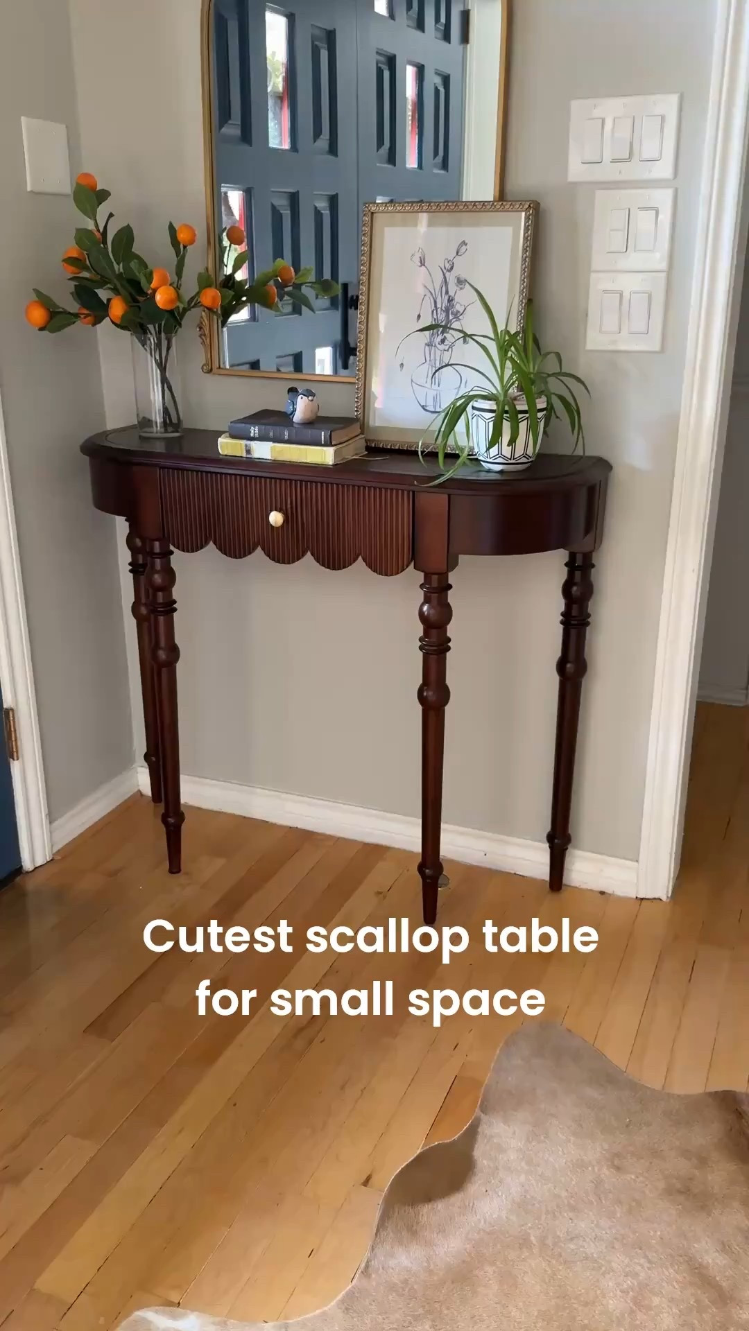 I love this console table especially since I need a shallow and smaller one for our entryway. It looks vintage with a touch of modern. The scallop detail sold me!

#LTKSaleAlert #LTKStyleTip #LTKHome