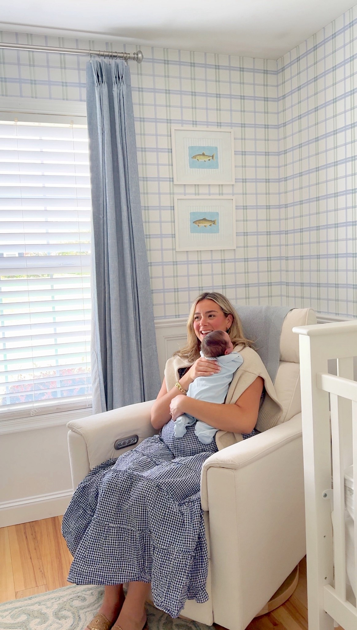 The best seat in our home is in Rory’s nursery!  It glides, swivels, and reclines with the push of a button, and the adjustable headrest is such a thoughtful touch for those long nights.

We chose the Performance Cream Eco-Weave with the light wood base—and it’s just as pretty as it is practical.
(Yes to easy-clean fabric + a USB port 🙌)

#LTKBaby #LTKFamily #LTKHome