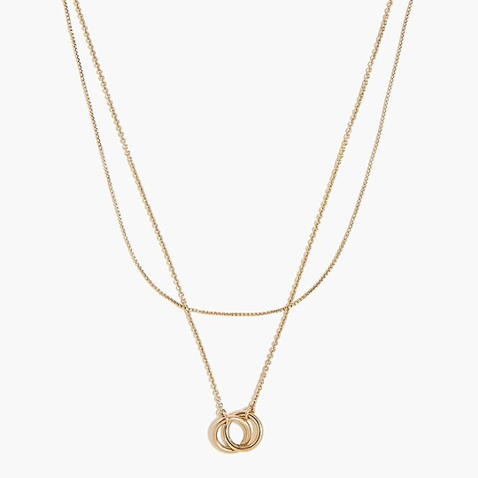 Intertwined layering necklace | J.Crew Factory