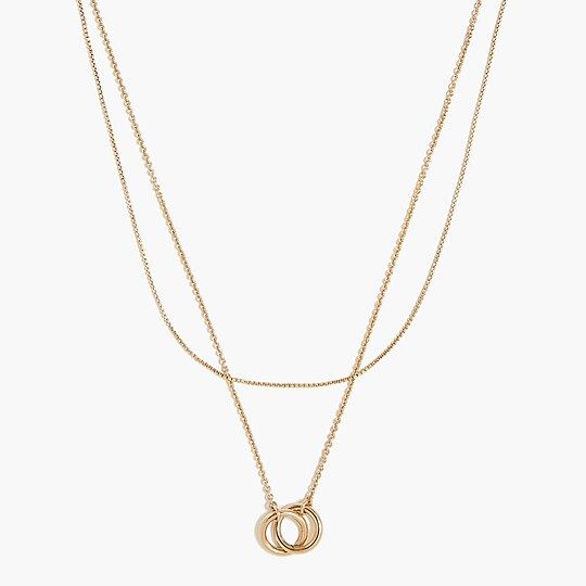 Intertwined layering necklace | J.Crew Factory