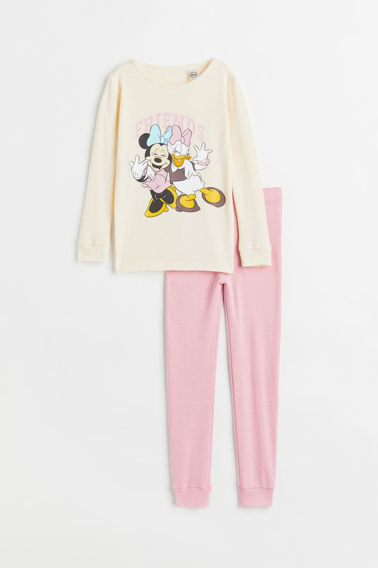 Printed Cotton Jersey Pajamas | H&M (US + CA)
