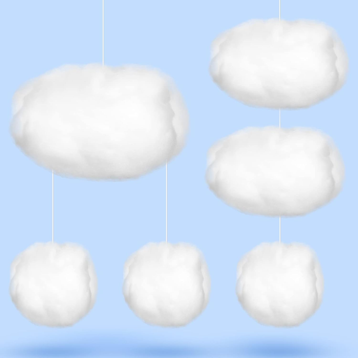 Tatuo Artificial Cloud Props Imitation 3D Cloud for Ceiling Hanging Decorations Fake Cloud Cloud ... | Amazon (US)