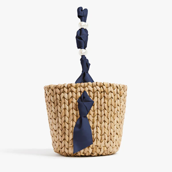 Petite Isla Bahia Basket Pearl Navy | Pamela Munson