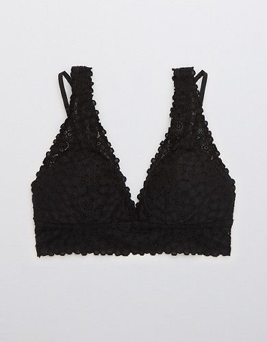 Aerie Lace Padded Push Up Bralette | American Eagle Outfitters (US & CA)