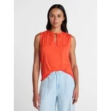 Time and Tru Women’s Tie Front Sleeveless Top, Sizes XS-XXXL | Walmart (US)