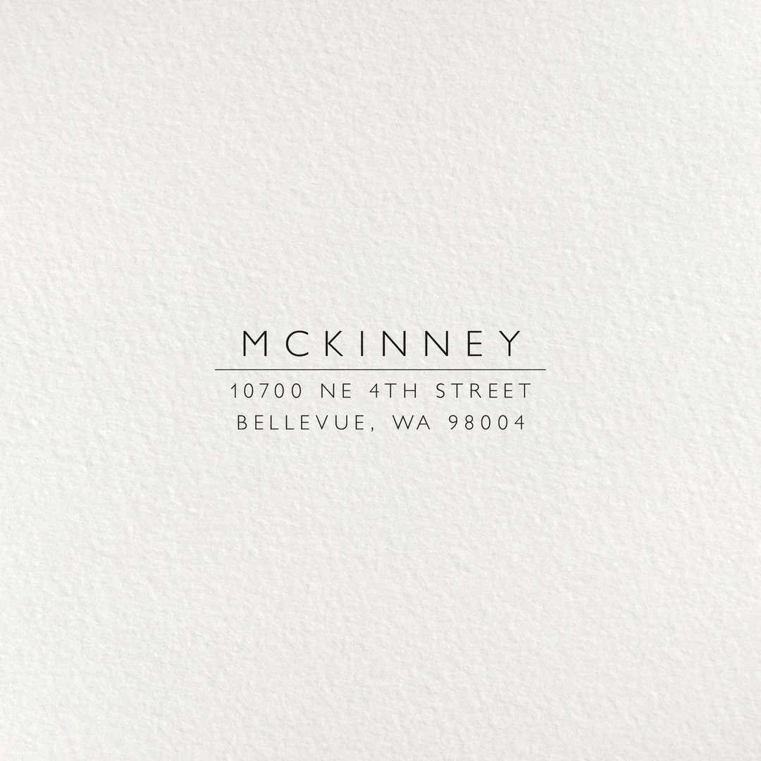 Return Address Stamp, Self Inking Address Stamp, Modern Stamp, Custom Wood Stamp, Personalized St... | Etsy (US)