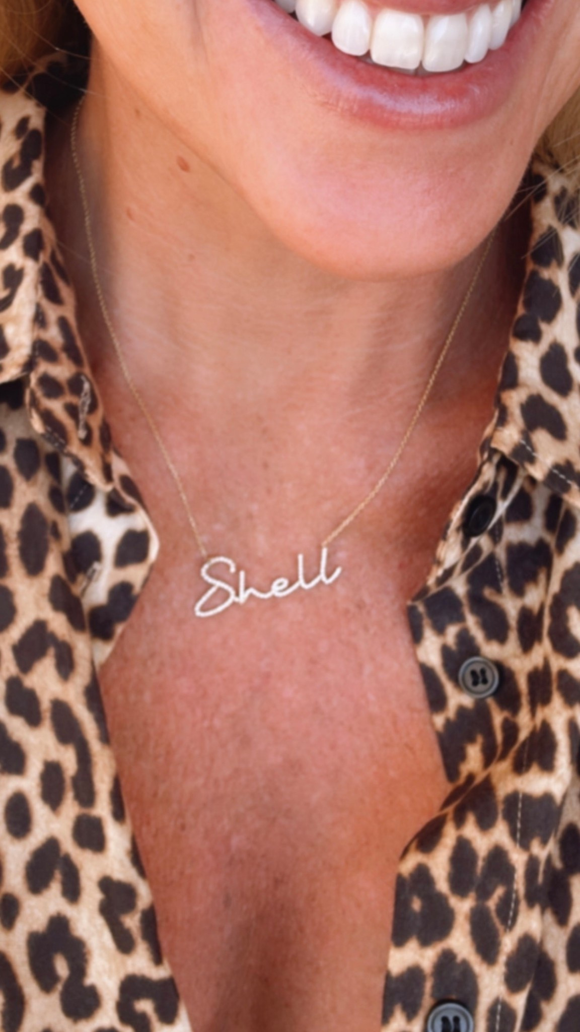 Obsessed with this dainty diamond personalized necklace. Just the right amount of sparkle and perfect for everyday wear! 
#necklace #personalizednecklace #personalized #namenecklace #jewelry #giftguide 

#LTKStyleTip #LTKBeauty #LTKWedding