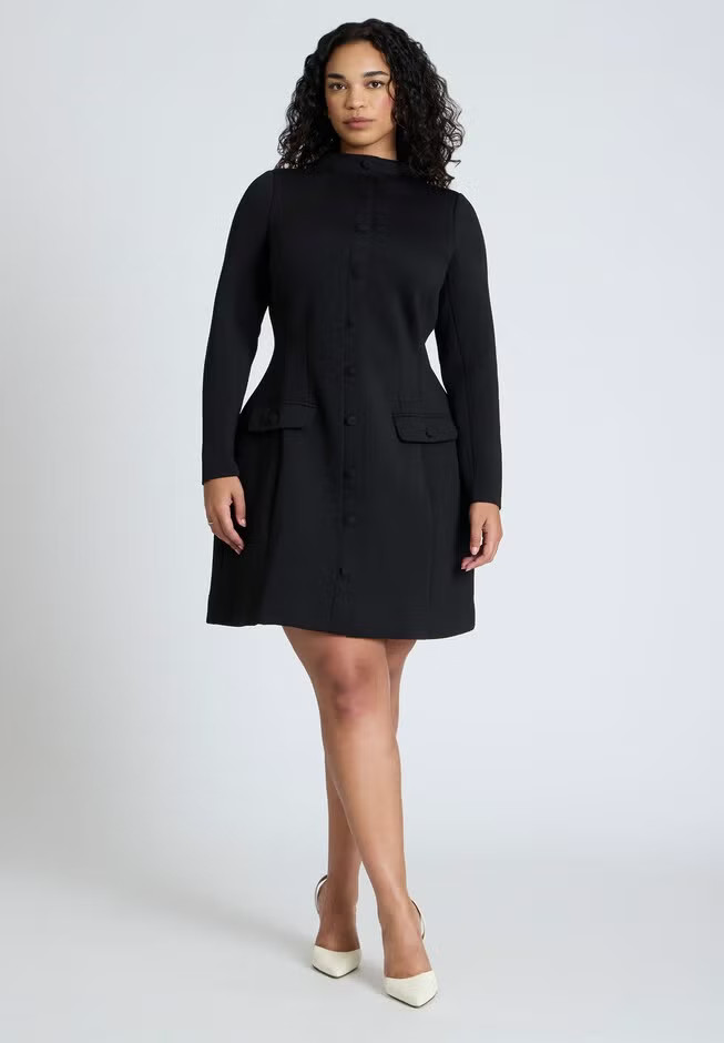 Mock Neck Mini Dress | Eloquii