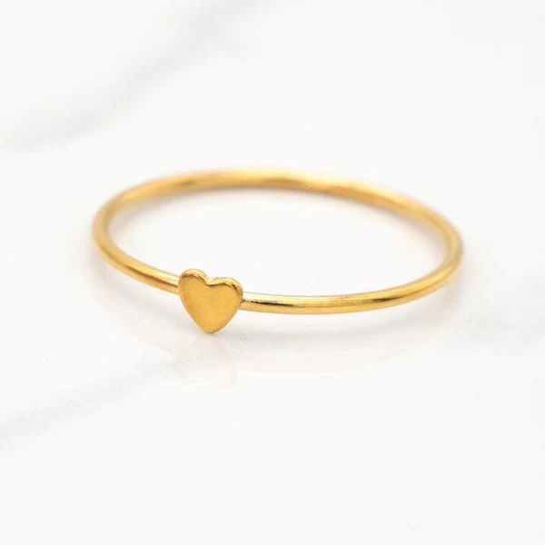 Gold Heart Ring | Mountain Moverz