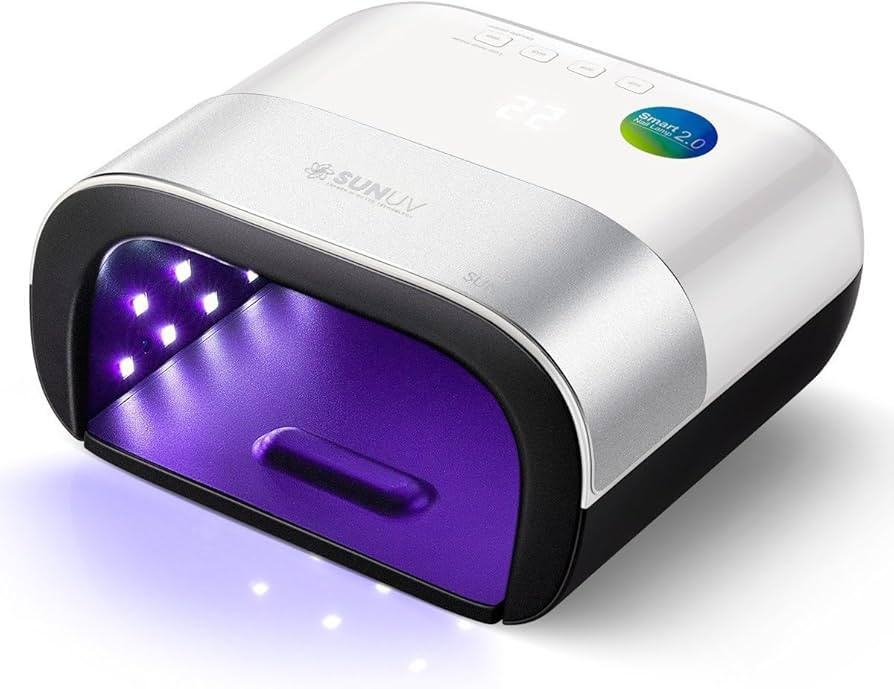 SUNUV SUN3 Professional UV Light for Gel Nails, LED Nail Lamp for Gel Polish with 4-Timer and Sen... | Amazon (US)