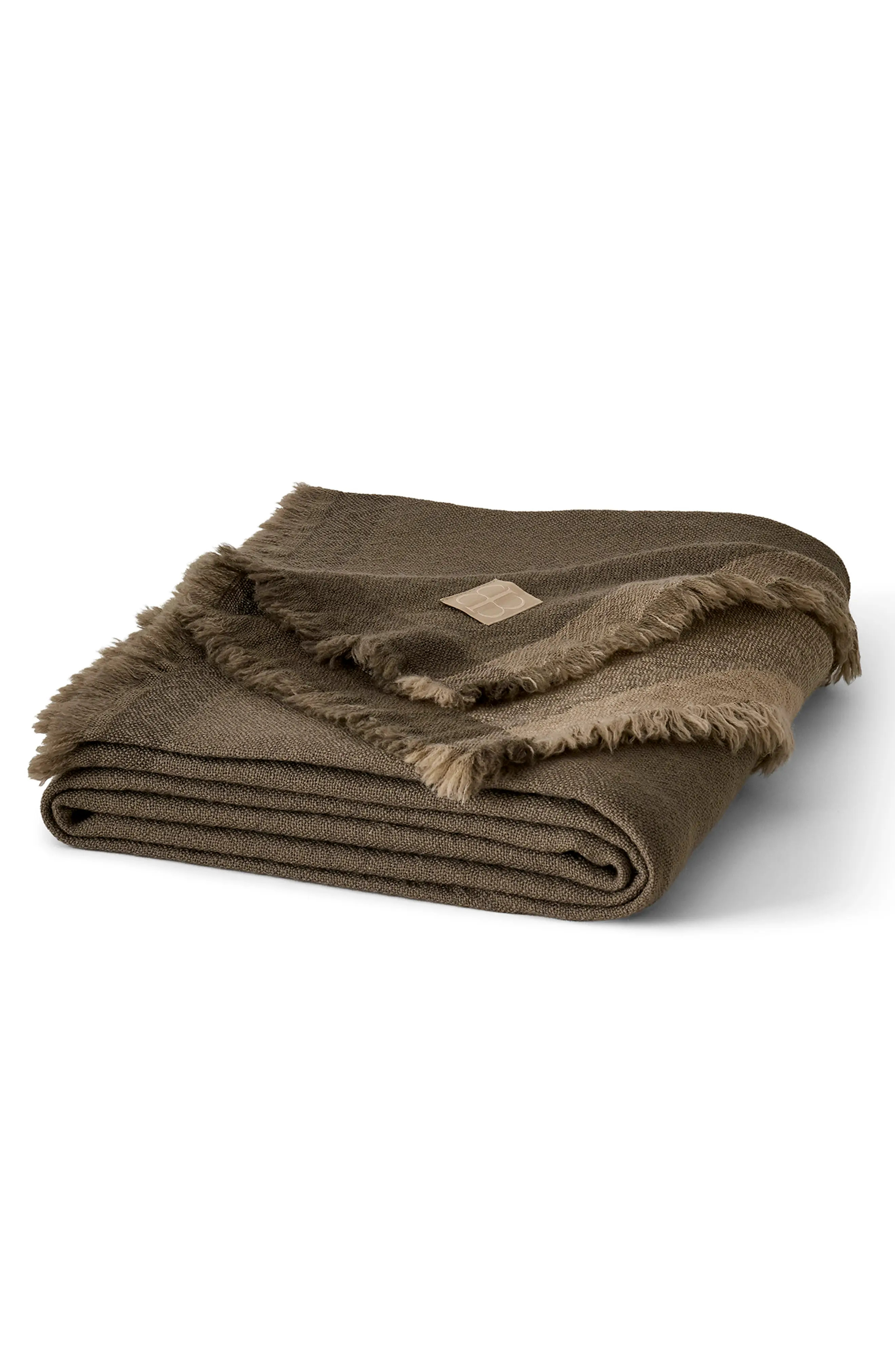 Boll & Branch Lave Wool Throw Blanket | Nordstrom | Nordstrom