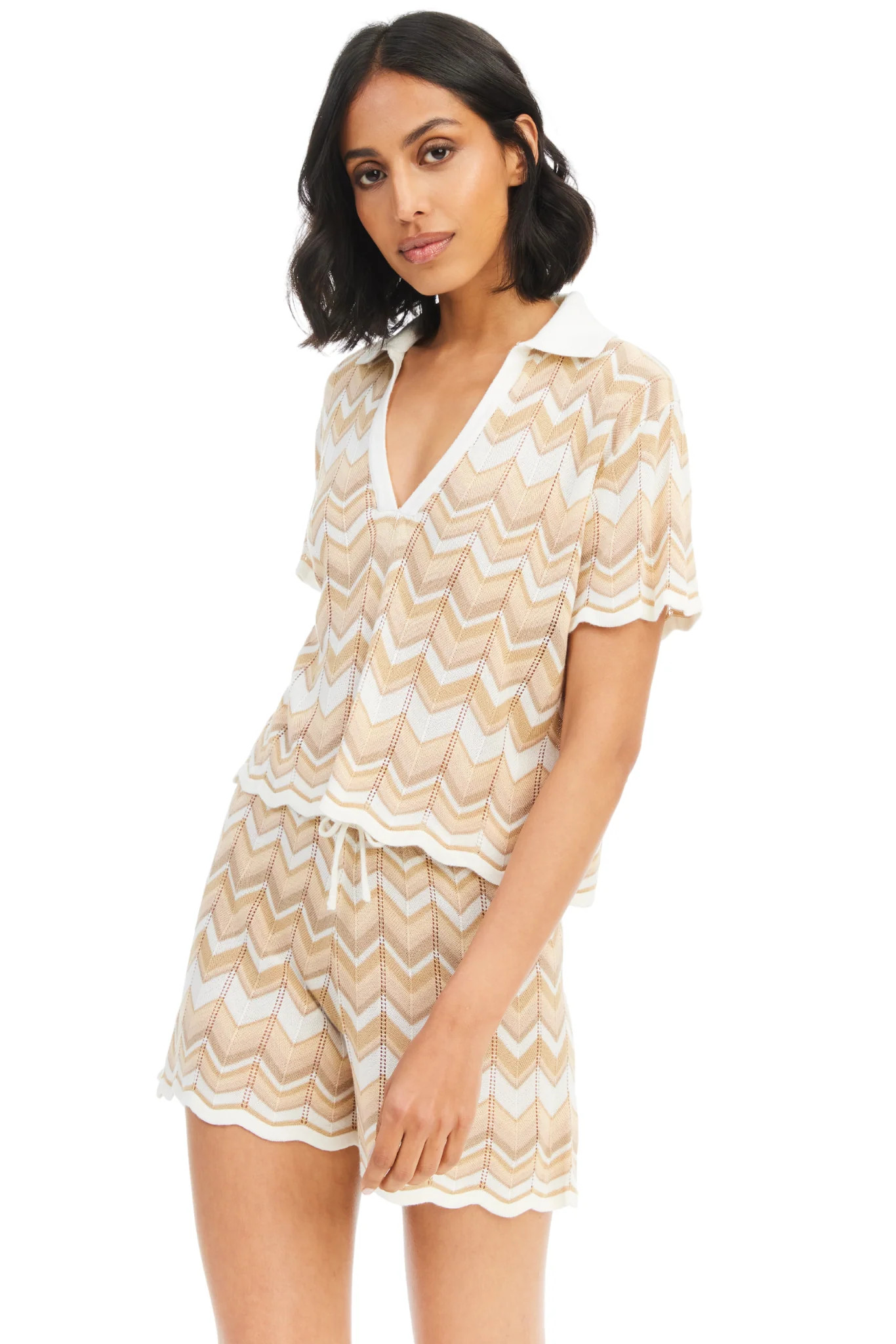 CHEVRON KNIT PULLOVER | ALLISON New York