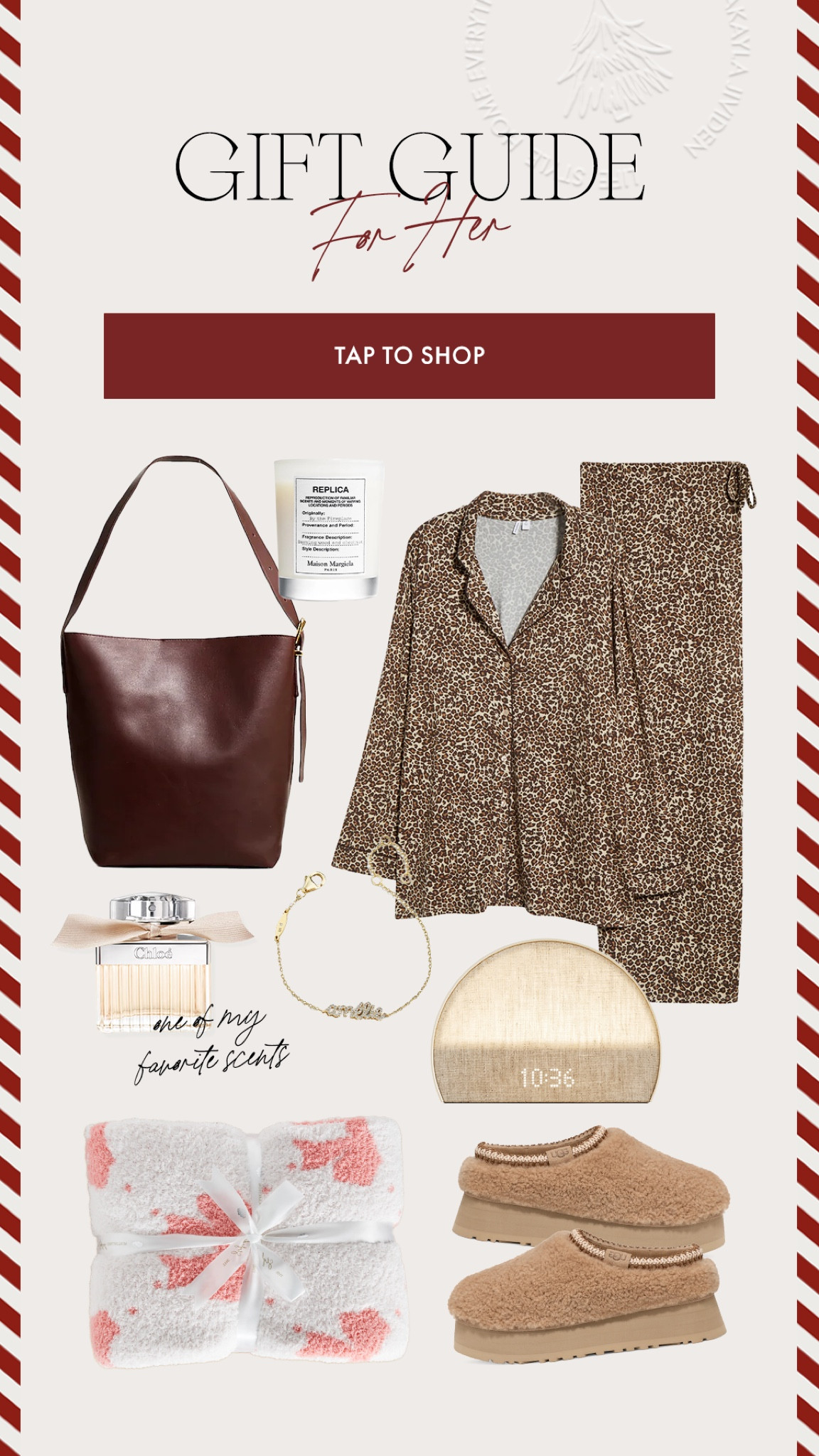 Gift guide for her — all items I either love or am adding to my wishlist!! 🎀 so many cute things! ❤️

Holiday guide, gift guide for her, cozy homebody, hatch sound machine, leopard pajamas, Madewell bag, trending, cozy pieces, cozy PJs, bow blanket 

#LTKHoliday #LTKGiftGuide #LTKSeasonal