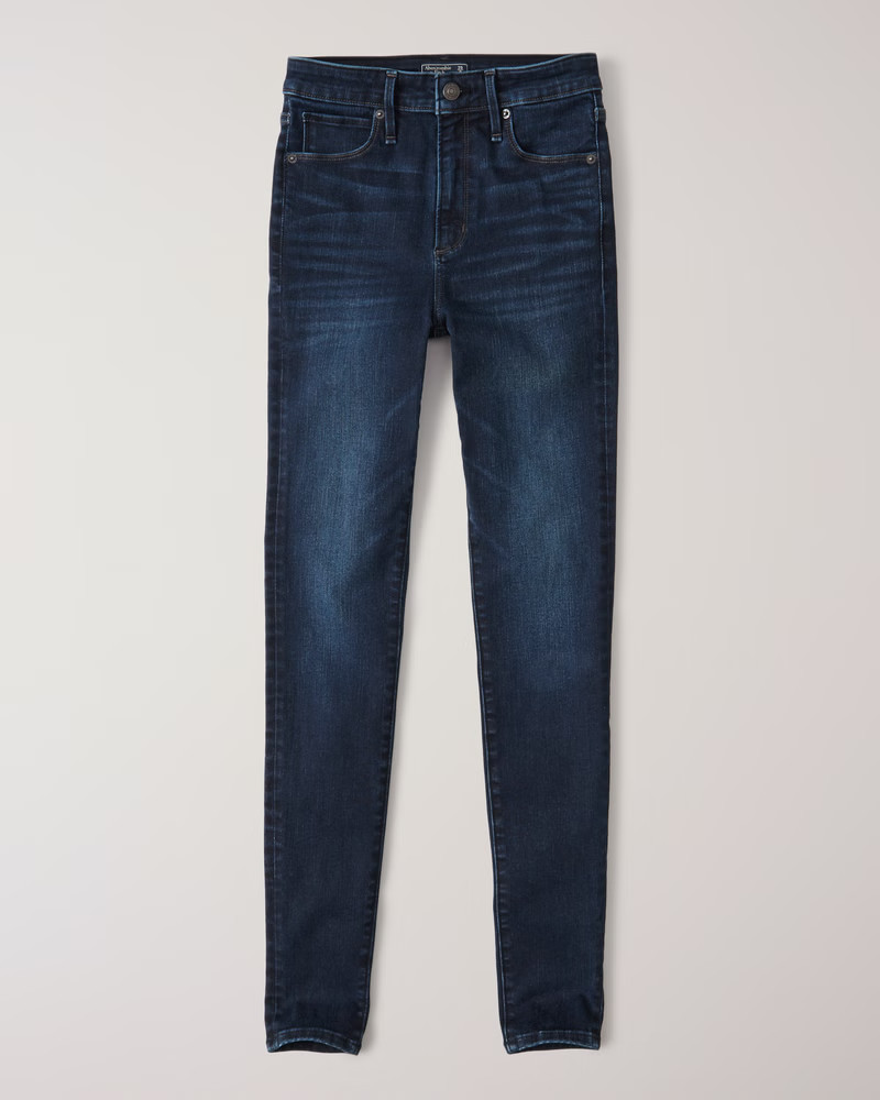 High Rise Super Skinny Jeans | Abercrombie & Fitch (US)