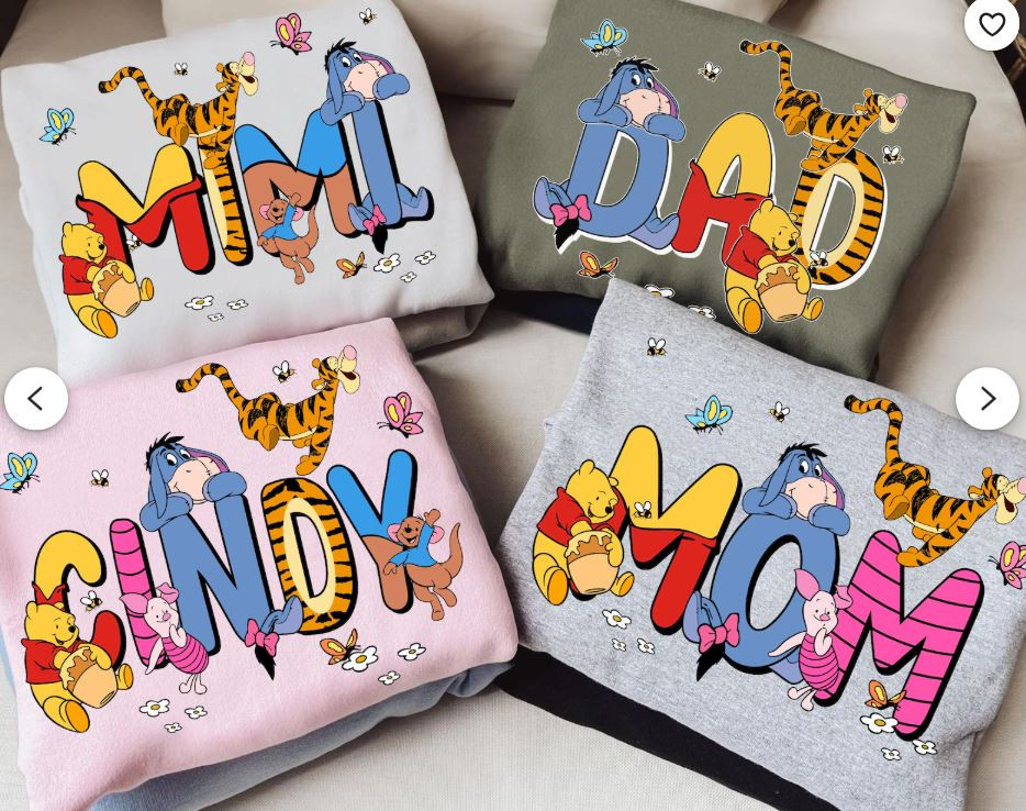 20% off!

Custom Winnie The Pooh Family Matching Comfort Colors Shirt, Crew Tee, Personalized Gift, Mother's Day, Father's Day, Disneyland Trip etsy shop disney theme park 

 #LTKSaleAlert