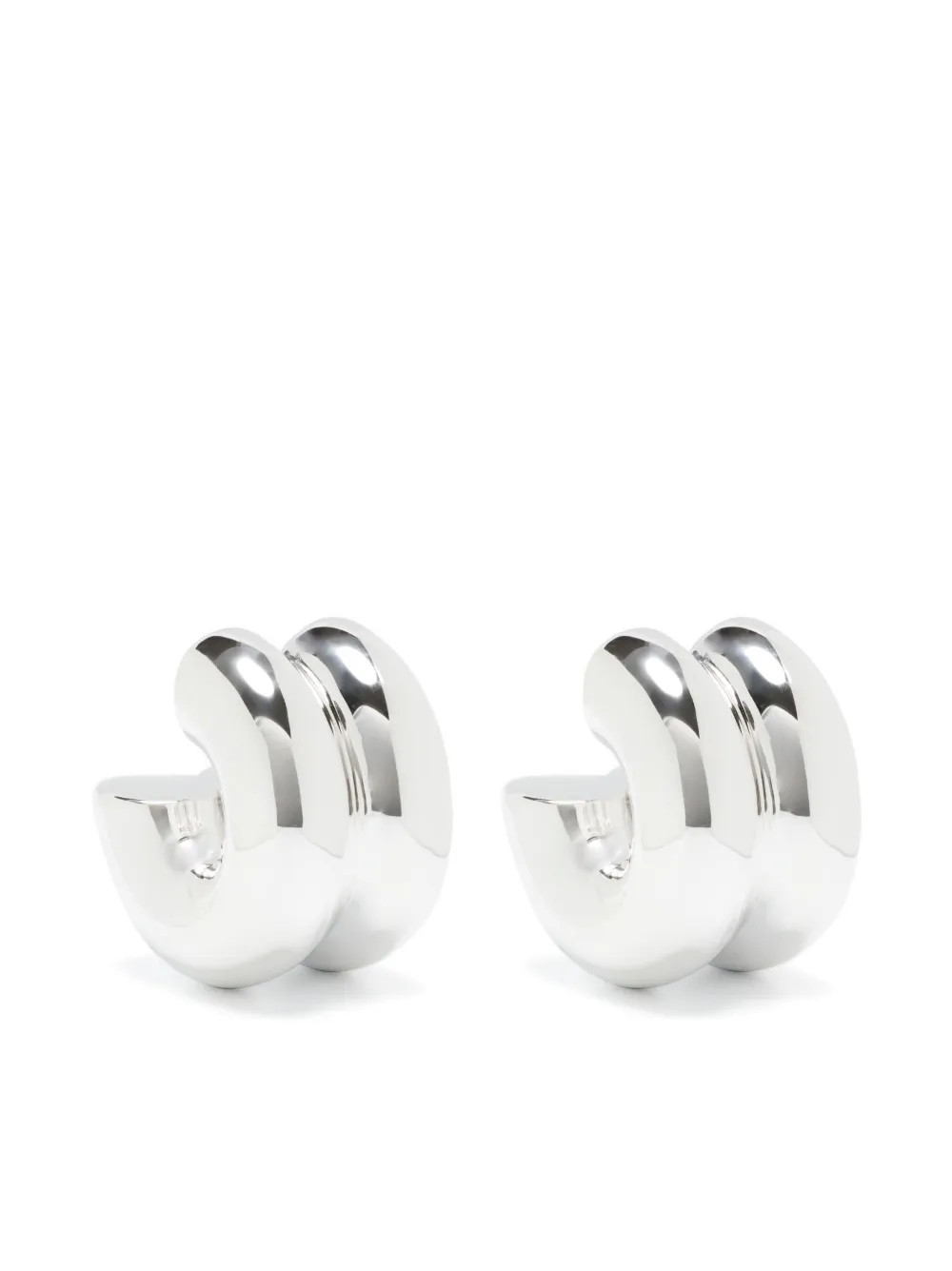Uncommon Matters Definierte Creolen | Silber | FARFETCH DE | Farfetch Global