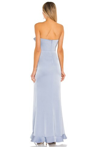 Luna Gown in Baby Blue | Revolve Clothing (Global)