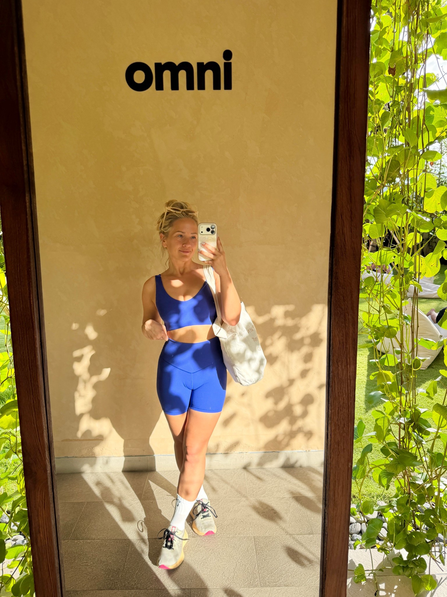 Obsessed with this soft bold Aerie set 💙 wearing a S in the top and M in the bottoms, also bought the full length leggings for multi-weather wear. This brand is becoming a go-to for me for workout wear.

#LTKselfcare #LTKfitnessgoals #LTKActive