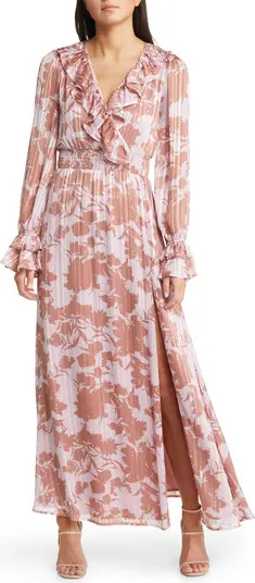Exquisite Attention Floral Long Sleeve Maxi Dress | Nordstrom
