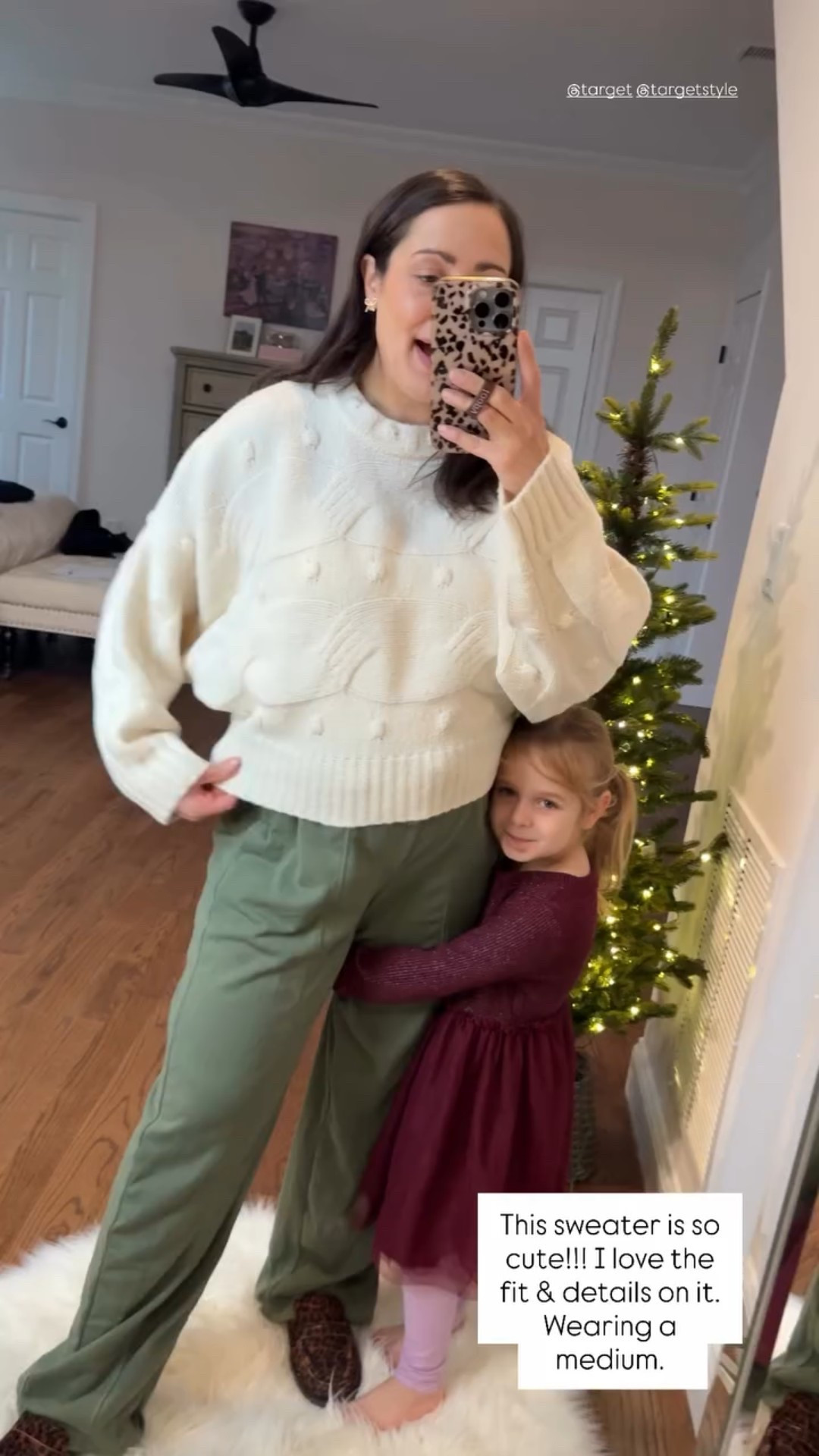 This sweater is so cute!!! I love the fit & details on it. Wearing a medium.  @target @targetstyle
