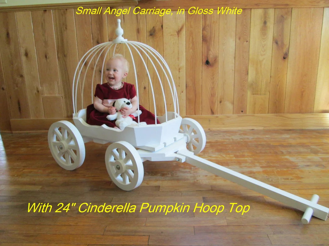 Small Angel Carriage - Painted,   for Babies & Toddlers | Etsy (US)