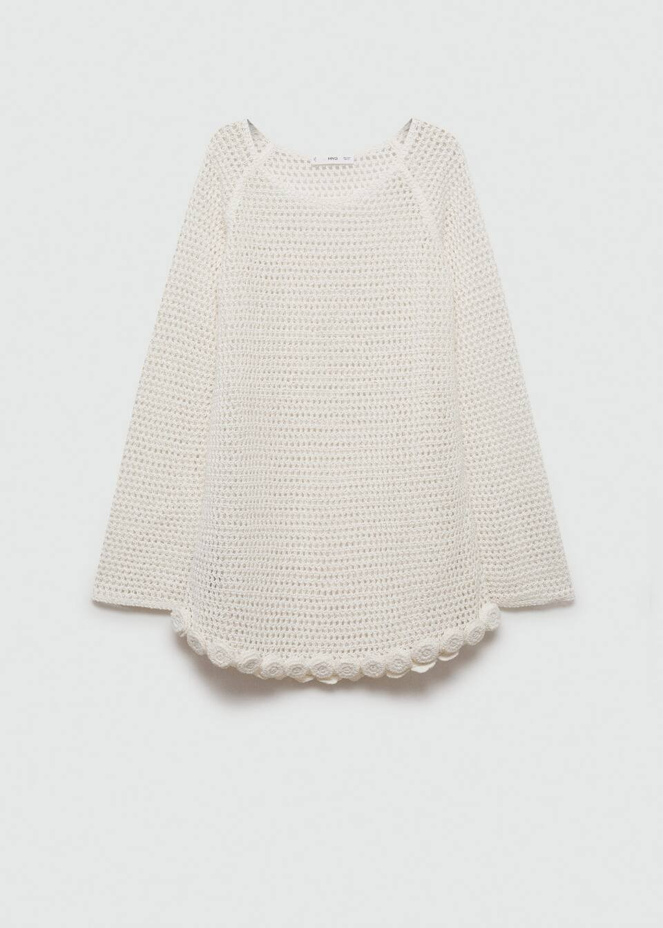 Floral crochet dress -  Women | Mango USA | MANGO (US)