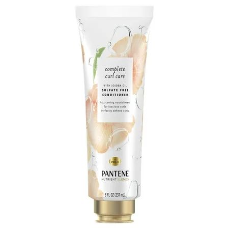 Pantene Nutrient Blends Complete Curl Care Conditioner with Jojoba Oil for Curly Hair, Silicone F... | Walmart (US)