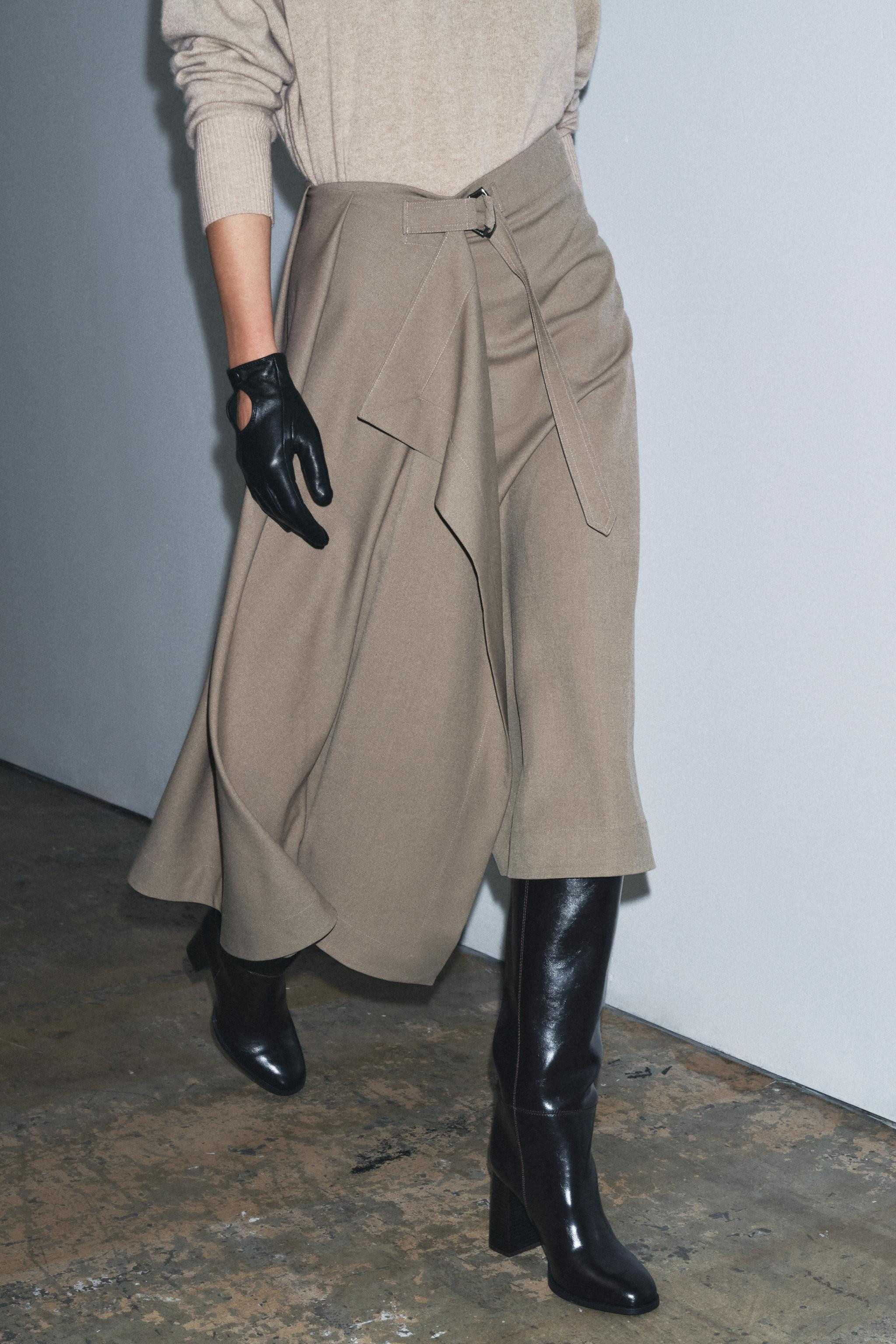 BUCKLE PAREO SKIRT ZW COLLECTION | Zara US