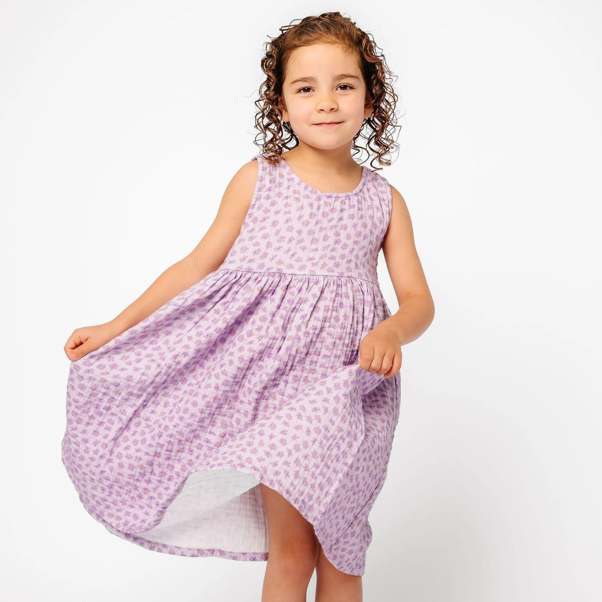 The Hattie Dress in Sweet Lilac | Alice + Ames