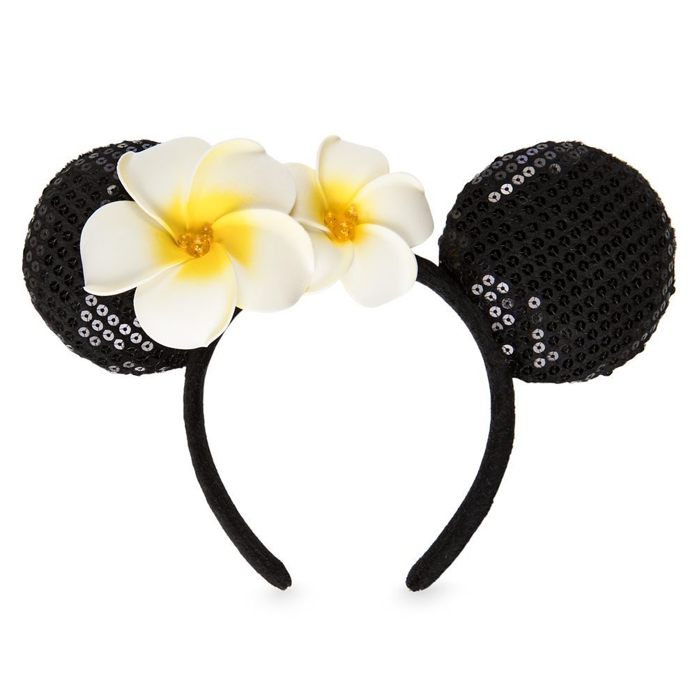 Minnie Mouse Ear Headband with Plumeria – Aulani, A Disney Resort & Spa | Disney Store